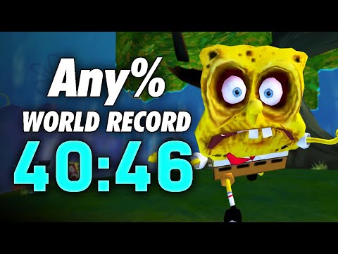 Any% World Record 40:46 - SpongeBob SquarePants: Battle for Bikini Bottom Speedrun