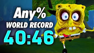 Any% World Record 40:46 - SpongeBob SquarePants: Battle for Bikini Bottom Speedrun