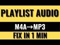 Download Audio Only From A Playlist Yt Dlp M4amp3 Windows