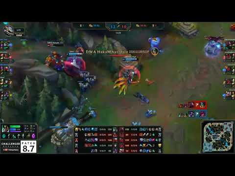 Highlights Karma Top vs Sion |  KR Challenger Patch 8.7