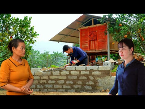 Thuy's skills. Building a concrete fence: The unexpected appearance of a strange woman?