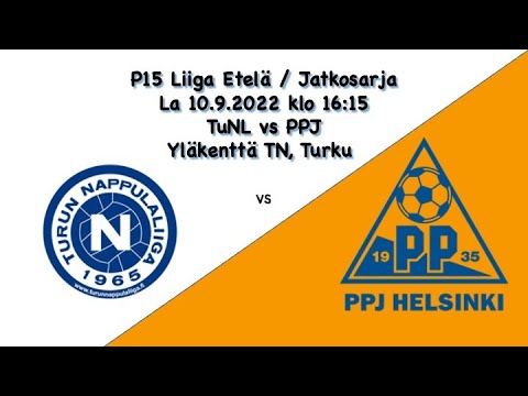 P15 Jatkosarjan peli Turussa lauantaina 10.9.2022 klo 16:15 TuNL vs PPJ