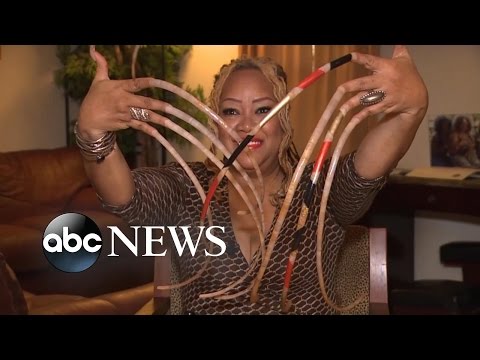 World's Longest Fingernails Attempt by Grandmother