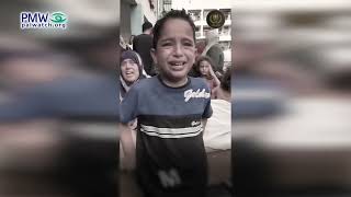 Clip of Mahmoud Abbas crying about the war