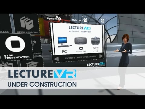 VR Lecture Environment Concept