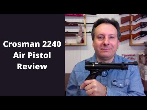Crosman 2240, CO2 22 caliber pellet pistol, review and pellet testing.