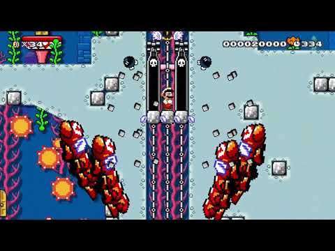 Deep Dive Devastation by WurstBrain 🍄Super Mario Maker 2 ✹Switch✹ #bxe
