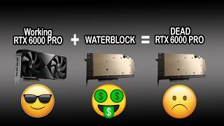 Another RTX 6000 PRO killed by waterblock