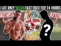 I ate only VEGAN FAST FOOD for 24 hours...