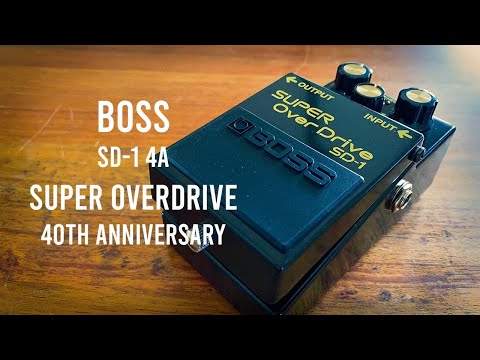 Boss SD-1-4A 40th Anniversary Super Overdrive 2021 - Black / Yellow image 7