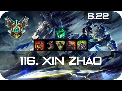 Xin Zhao Jungle vs Kha'Zix Master Preseason 7 Season 7 s7 Patch 6.22 2017 Gameplay Guide Build