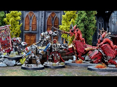 Grey Knights vs Khorne Daemons, Warhammer 40k battle report