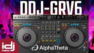 AlphaTheta DDJ-GRV6 4-Channel Controller with 1U Black Case AlphaTheta DDJ-GRV6 4-Channel Controller with 1U Black Case