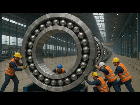 How Giant Bearings Are Made. Giant Piston Repair Process & Heavy Industrial Manufacturing Processes
