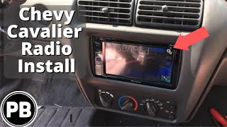 1995 - 2005 Chevy Cavalier Pioneer Bluetooth Radio Install AVH-X280BT