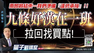 【武傑電台】2020.05.15 雨即將結束…我們準備『逢低承接』!! (圖)