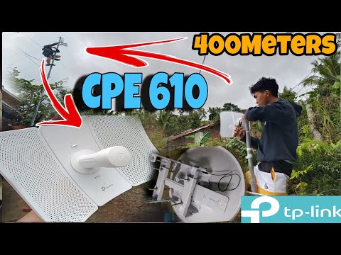TPLINK CPE 610 ACTUAL DEPLOYMENT FOR POINT TO POINT part 2