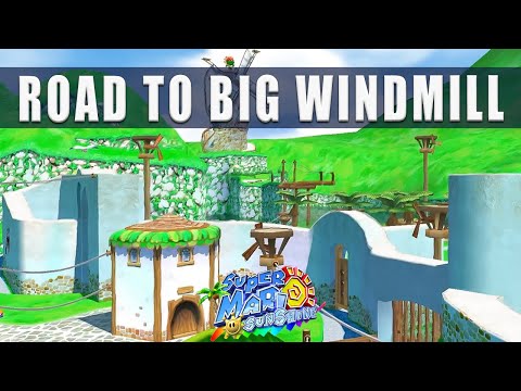 Super Mario Sunshine Switch Bianco Hills Episode 1 Road to the Big Windmill Super Mario 3D All-Stars