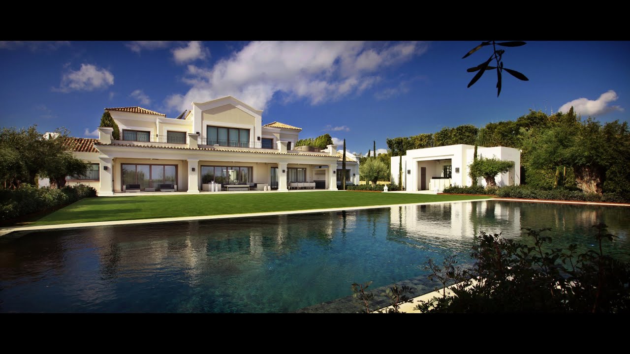 Warm contemporary villa with sea views offering complete privacy for sale in Sotogrande