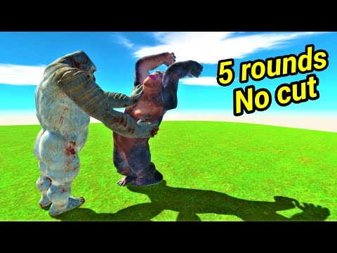 5 round old vs new goro Animal Revolt Battle Simulator