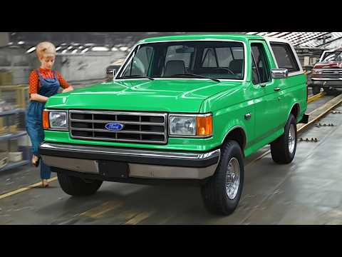 Thumbnail for How 1994 Ford Bronco was made – Michigan Truck Plant (USA) – Factory tour from start to finish by Ford Bronco