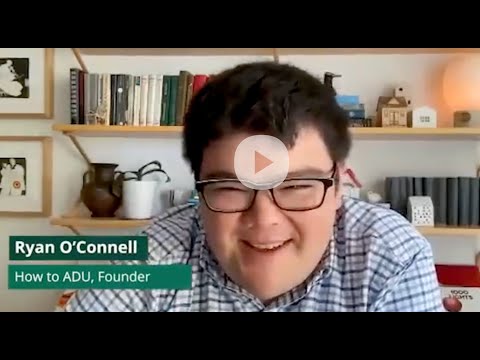 ADU Roundtable hosted by Liz, founder of Realm with Ryan, How To ADU and Derek, That ADU Guy.