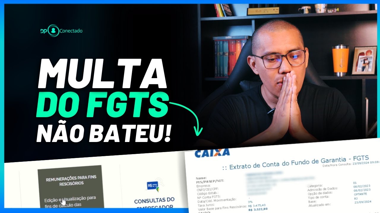 Diferença de JAM na Base de Cálculo da multa Rescisória no FGTS Digital - Dica Prática