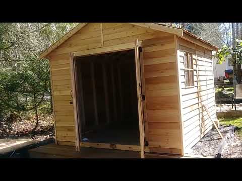 Cedar Shed Kit Build