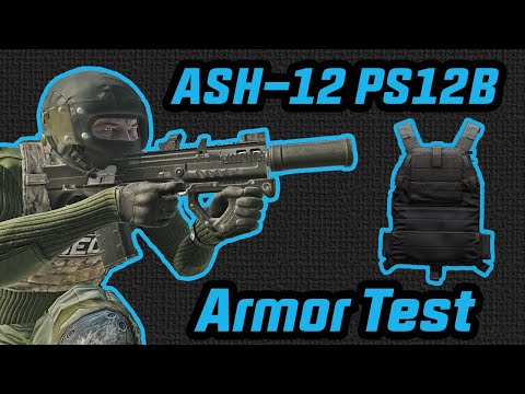 Ash 12 12.7x55 PS12B ammo vs. lvl 4, 5 and 6 Armor! (Patch 12.4)