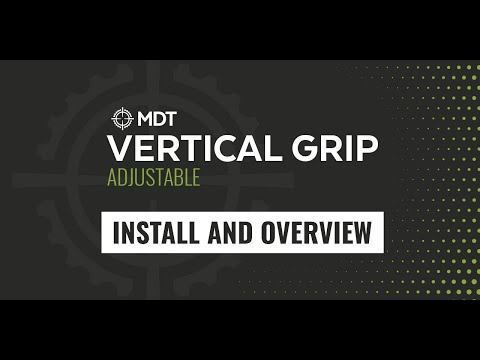 MDT vertical grip installation