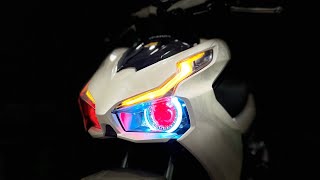 Airblade 2022 150 160 Độ Đèn Bi LED 70w Đẹp Không Góc Chết