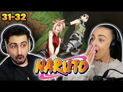 SAKURA'S MOMENT! *NARUTO* Episodes 31 & 32 REACTIONS!