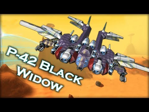 p-42 BLACK WIDOW ROBOCRAFT