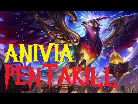 ANIVIA PENTAKILL! Have you seen the new Festival Queen Anivia Skin?