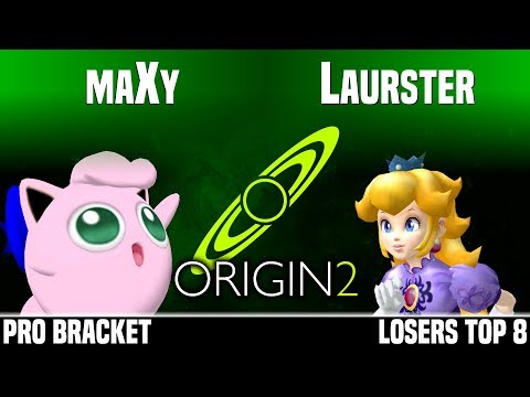 Origin 2 - maXy (Jigglypuff) vs SDS | Laurster (Peach) - PRO BRACKET - LOSERS TOP 8