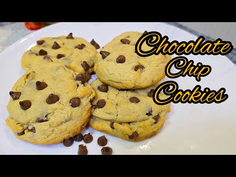 Chocolate Chips Cookies | Thick Soft And Chewy Chocolate Chip Cookies