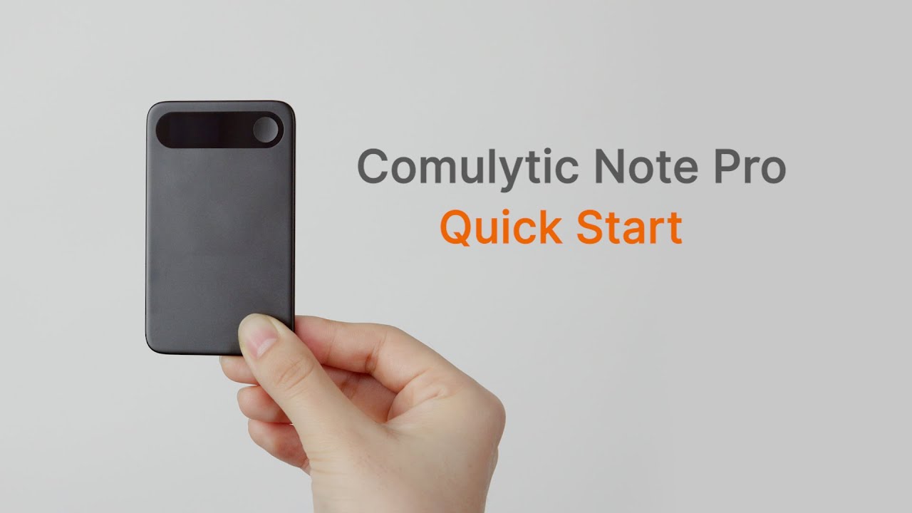 Comulytic Note Pro video 1