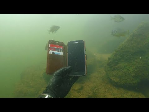 Found 10 iPhones, 2 GoPros, Gun and Knives Underwater in River! - Best River Treasure Finds of 2017