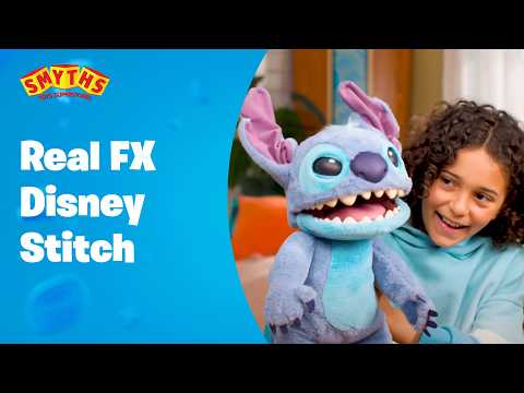 Real FX Disney Stitch Puppet Interactive Toy - Smyths Toys