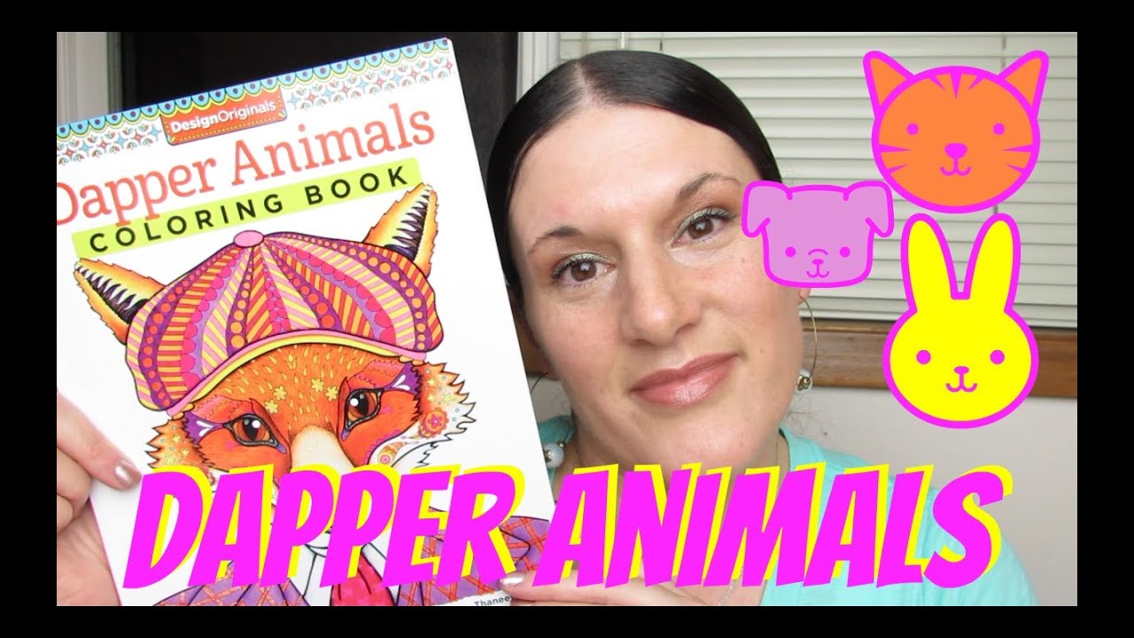 ADULT COLORING BOOKS | Dapper Animals