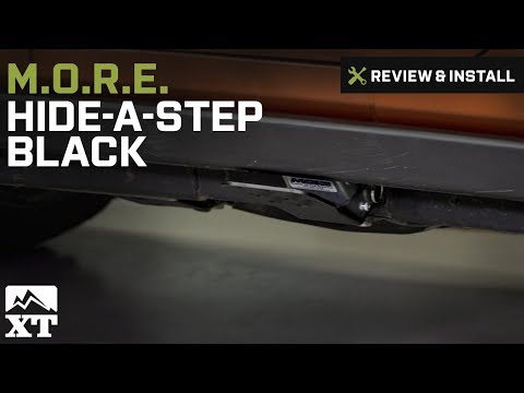 Jeep Wrangler M.O.R.E. Hide-A-Step Black (2007-2017 JK) Review & Install
