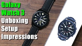 Samsung Galaxy Watch 3 - Unboxing, Initial Setup and First Impressions