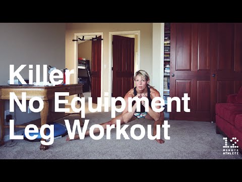 Killer No Equipment Leg Workout (Apartment Friendly!)