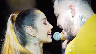 Jessi Uribe y Paola Jara en vivo en Cartagena, Colombia cantanto Como Si Nada