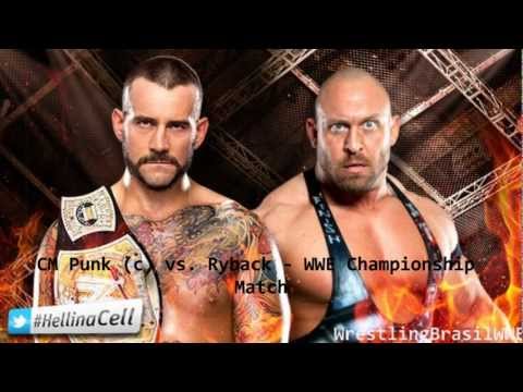 WWE Hell in A Cell 2012 - Official Match Card + Song "SandPaper by Fozzy"