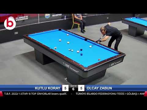 KUTLU KORAY & OLCAY  ZABUN Bilardo Maçı - 