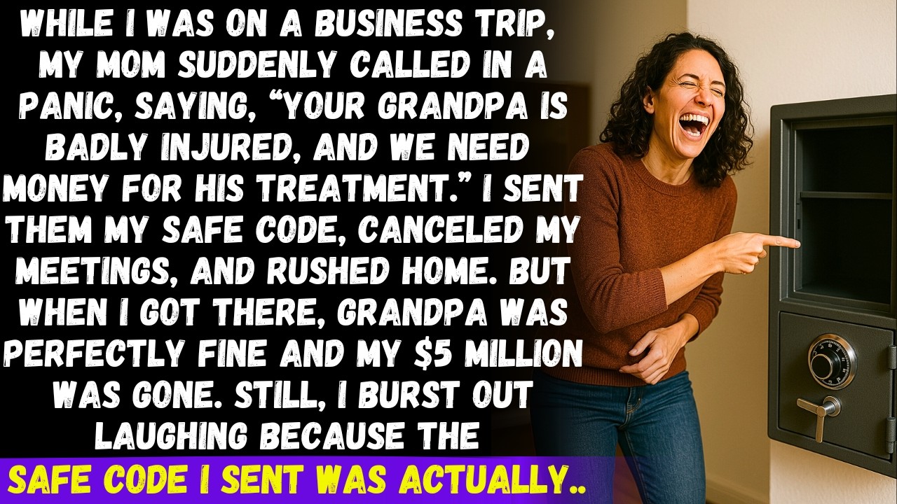 While on a business trip, my mom faked Grandpa’s emergency to steal $5M but there was a twist…