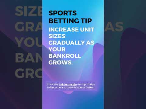 Increase unit sizes gradually as your bankroll grows.