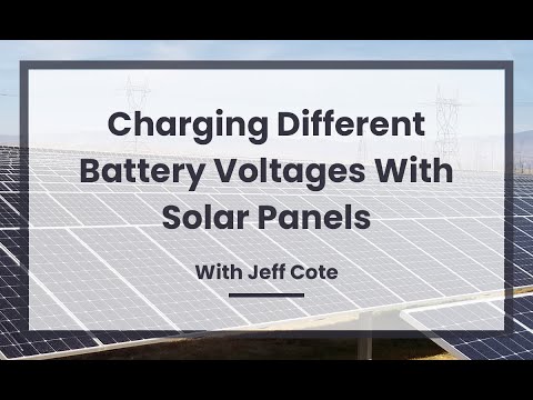 Can I Use Solar To Charge Three Different Battery Voltages on My Boat?  12V, 24V and 32V?