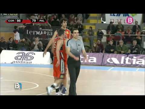 Crónica Leyma Basquet Coruña - Palma Air Europa (IB3 Notícies migdia)